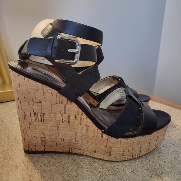Coach Cork Wedge size 7 - Picture 1 of 4